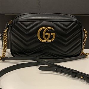 GG Marmont small matelassé shoulder bag